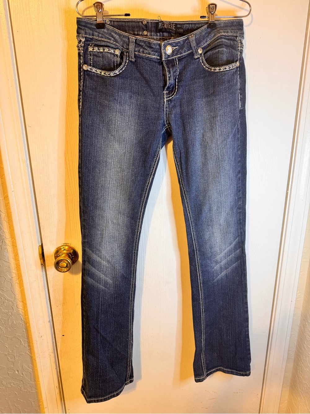 Premiere Denim by rue21 Dark Blue Bootcut Jeans with Fading